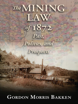 cover image of The Mining Law of 1872